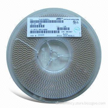 Tantalum Capacitor, 0.1UF, 35V, 10% and 1206